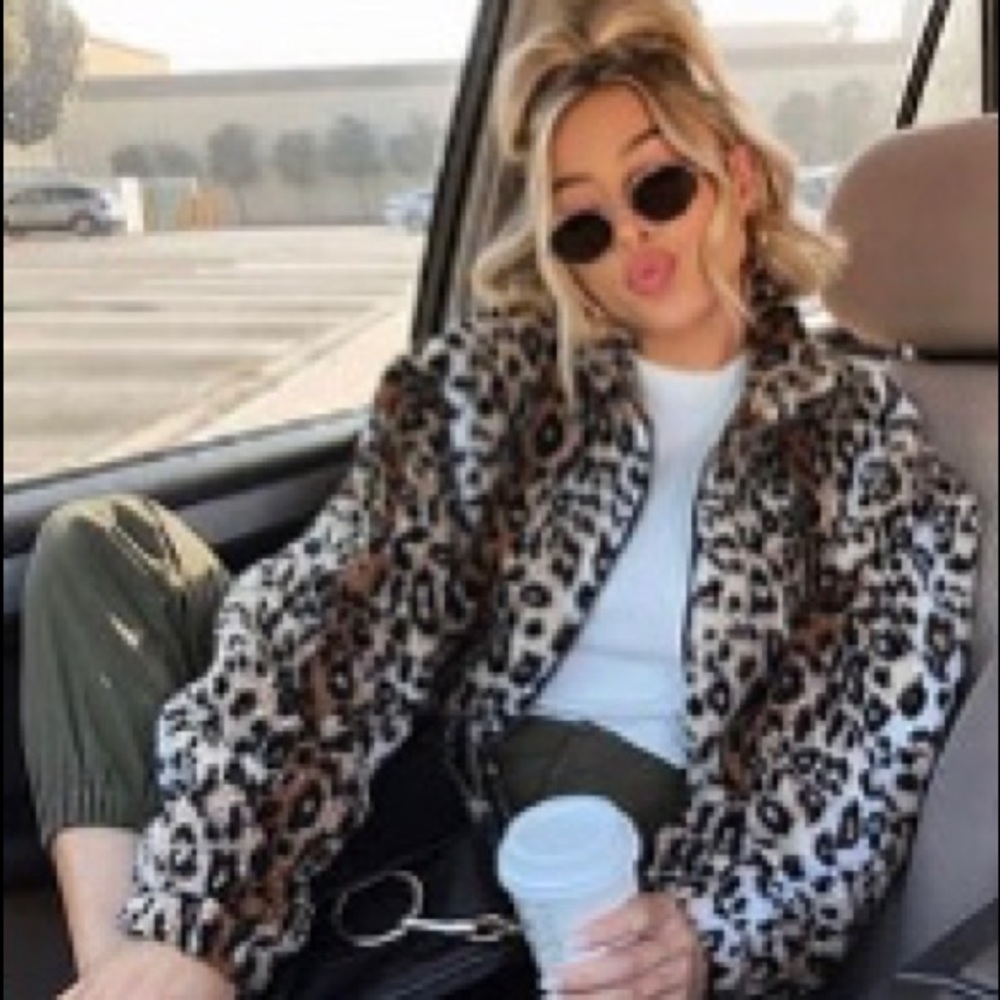 Leopard print jacket